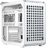 Cooler Master QUBE 500 Flatpack Mid-Tower ATX Computer Case, 1x 120mm SF ARGB White PWM Fan, Up to 280mm Radiator & 8x Fan Support, Steel, Plastic, TG Materials, White | Q500-WGNN-S00