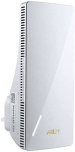 ASUS RP-AX58 AX3000 WiFi 6 Range Extender, AiMesh, 3000 Mbps, 1x RJ45 LAN, UK Plug, White | 90IG07C0-MU0C10