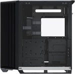 APNX V1 V1-BW-v1 ATX Mid Tower Glass Edition Computer Case, Up To 360mm Radiators, x10 Fan Slot, SGCC Body Material, ABS Front Panel, 0.8mm Steel Thickness, Black & White | APCM-VI01003.M1