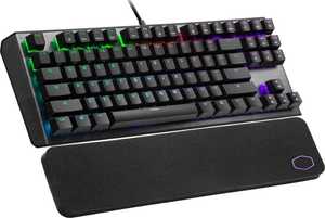 Cooler Master CK530 V2 Tenkeyless Gaming Mechanical Keyboard Blue Switch with RGB Backlighting, On-The-Fly Controls, and Aluminum Top Plate | CK-530-GKTL1