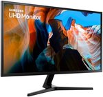 Samsung 32" 4K UHD VA Business Monitor with 1 Bn Colors, 60Hz Refresh Rate, 4ms Response, 97% Gamut, AMD Freesync, Game Mode, Viewing Angle (H/V) 178Â°/178Â°, 2x HDMI, 1x DP, Black | LU32J590UQMXUE