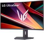 LG UltraGear G6 Gaming Curved Monitor, 32" VA Display, QHD Resolution, 180Hz Refresh Rate, 1ms (GtG) Repsonse Time, AMD FreeSync Premium Technology, Black Stabilizer, Black | 32G600A-B