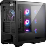 MSI MAG PANO M100R PZ Micro ATX Gaming Case, 270Â° Pano Temp Glass Panel, 4* aRGB Fans & Up to 360mm AIO, 1x 2.5"/3.5 Drive Bay, Support Back-Connect Motherboard, USB-/ USB-A, Black | 306-7G24R21-809