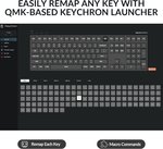 Keychron V6 Max QMK/VIA Wireless Mechanical Keyboard, Gateron Jupiter Red Key Switch, 100% Full-Size, Tri-Mode Connectivity (2.4GHz, BT, Wired), English-Arabic Layout, Black | V6M-D1-AR