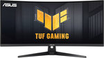 ASUS TUF Gaming VG34VQ3B Curved Monitor, 34" WQHD VA Display, 180Hz Refresh Rate, 1ms (MPRT) Response Time, AMD FreeSync Premium Technology, 16.7m Display Colors, Black | VG34VQ3B