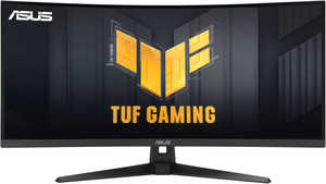 ASUS TUF Gaming VG34VQ3B Curved Monitor, 34" WQHD VA Display, 180Hz Refresh Rate, 1ms (MPRT) Response Time, AMD FreeSync Premium Technology, 16.7m Display Colors, Black | VG34VQ3B