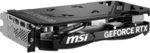 MSI GeForce RTX 4060 Ventus 2X OC Graphics Card, 8GB GDDR6 128-Bit Memory, 2490MHz Boost Clock, 17 Gbps Memory Speed, 3072 CUDA Cores, PCIe Gen4 x8, DisplayPort / HDMI, Black | 912-V516-012