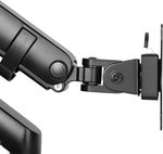  SilverStone Technology ARM13 Single Monitor Arm with Mechanical Spring Design and Versatile Adjustability SST-ARM13