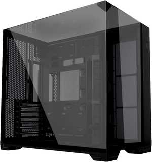 Lian Li O11 Vision Compact Black-Steel-Tempered Glass ATX Mid Tower Computer Case-Back Connect Support-O11VPX