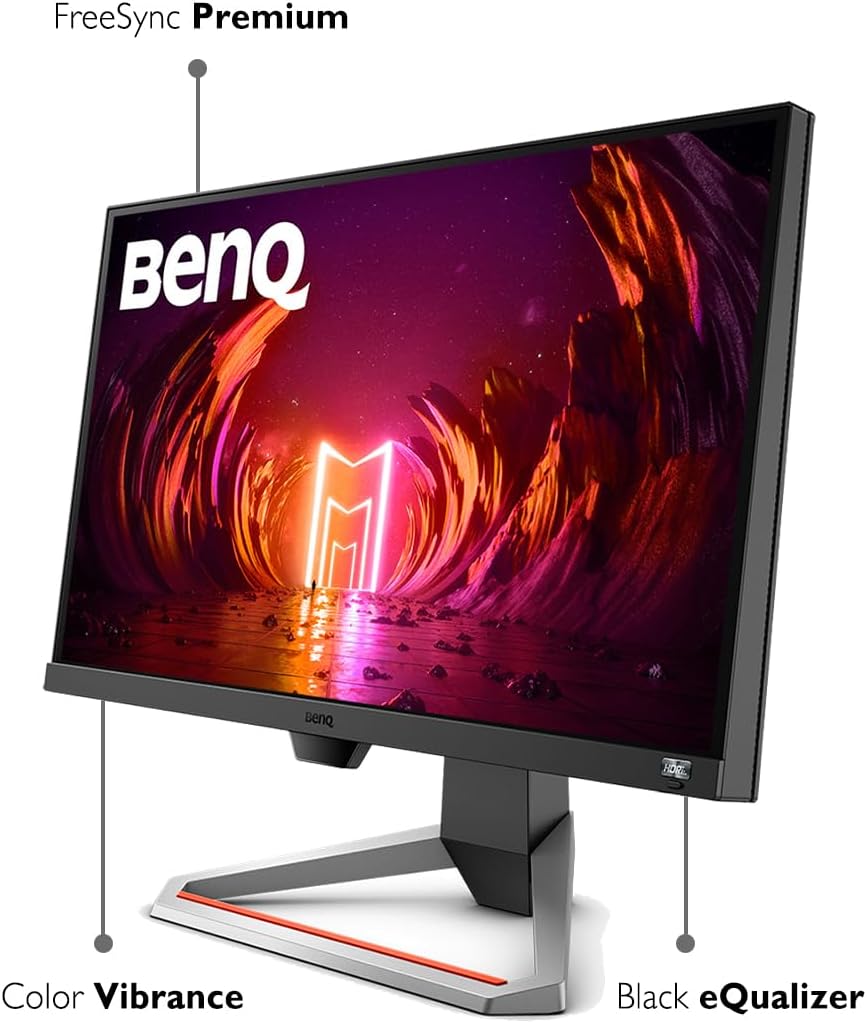  BenQ MOBIUZ EX2710S Gaming Monitor (27 inch, IPS, 165 Hz, 1ms, HDR, FreeSync Premium, 144 Hz compatible)