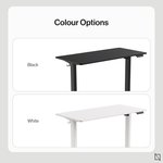  Navodesk LITE, Electric Height Adjustable Standing Desk, Electric Sit-Stand Desk with a Storage Hook for Small Backpacks or Heaphones, Ergonomic Adjustable..