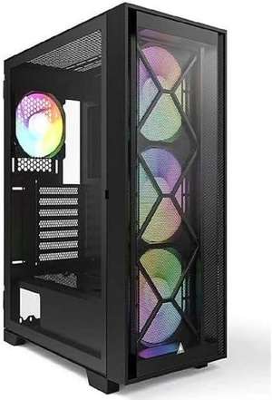 Montech Air 1000 Premium RGB Mid-Tower ATX Gaming Case > Black