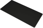 Glorious G-XXL Extended Gaming Mouse Pad/Mat, Long Black Cloth, Mousepad, Stitched Edges, 36x18 | G-XXL