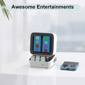  Divoom Ditoo Pro Bluetooth Mini Speaker - White