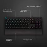  Logitech G G213 Prodigy Gaming Keyboard, RGB Lightsync Backlit Keys, Spill-Resistant, Customizable Keys, Dedicated Multi-Media Keys, Qwerty Us International