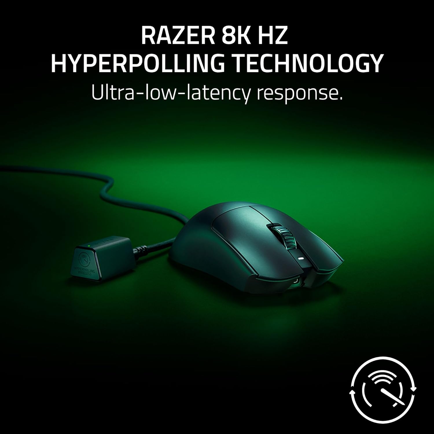  Razer Viper V3 Pro Wireless Esports Gaming Mouse, Symmetrical, 54g Lightweight, 8K Polling, 35K DPI Optical Sensor, Gen3 Optical Switches, 8 Programmable
