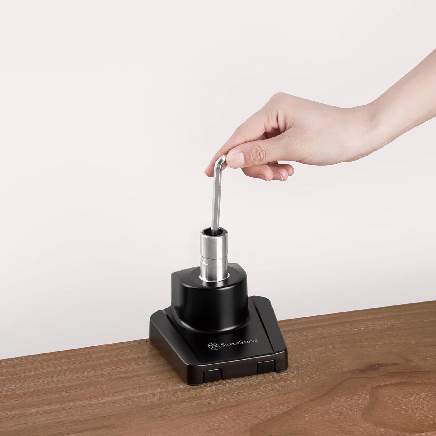  SilverStone Technology ARM13 Single Monitor Arm with Mechanical Spring Design and Versatile Adjustability SST-ARM13