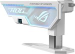  ASUS ROG Herculx Graphics Card Holder White Edition (Tool-Free Design, Included Spirit Level, Solid zinc Alloy, 72-128mm, Aura Sync)