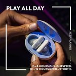  Logitech G FITS True Wireless Gaming Earbuds, Custom Moulded Fit, LIGHTSPEED + Bluetooth, Four Beamforming Microphones, PC, Mac, PS5, PS4, Mobile, Nintendo.