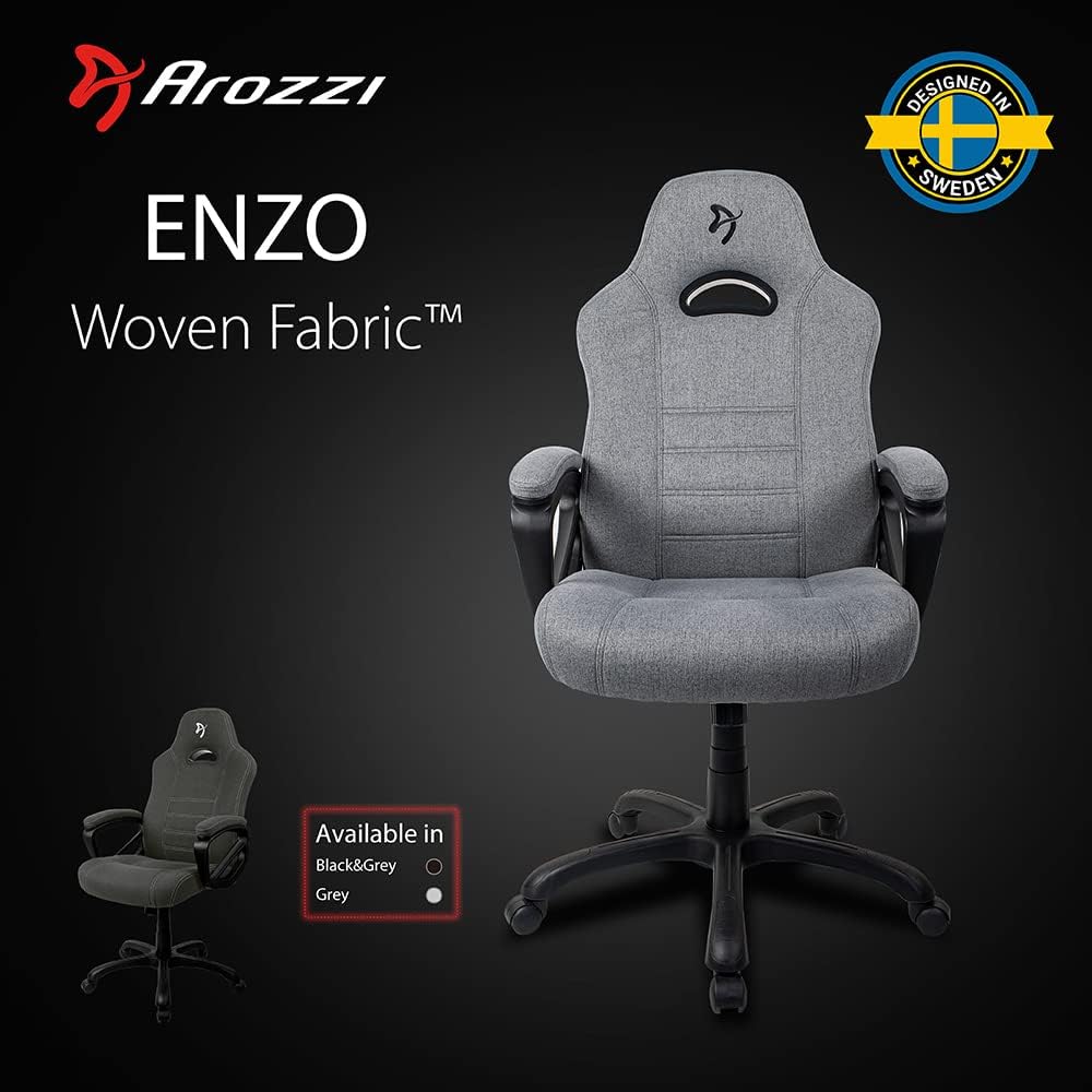  AROZZI Gaming Chair Enzo Woven Fabric Grey