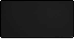 Glorious G-XXL Extended Gaming Mouse Pad/Mat, Long Black Cloth, Mousepad, Stitched Edges, 36x18 | G-XXL