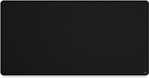 Glorious G-XXL Extended Gaming Mouse Pad/Mat, Long Black Cloth, Mousepad, Stitched Edges, 36x18 | G-XXL
