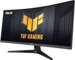 ASUS TUF Gaming VG34VQ3B Curved Monitor, 34" WQHD VA Display, 180Hz Refresh Rate, 1ms (MPRT) Response Time, AMD FreeSync Premium Technology, 16.7m Display Colors, Black | VG34VQ3B