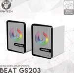 Fantech GS203 Beat Space Edition Speaker, Portable USB2.0,  White | GS203 Space Edition