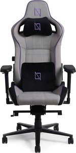 Navodesk Formula Series Apex Air Gaming Chair, Lumbar Support, 4D Armrests, Memory Foam Pillows & Magnetic Headrest, Up to 155Â° Backrest Recline, 135kg Weight Capacity, Frost Grape | APEXAIR-FS-FG