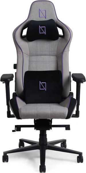 Navodesk Formula Series Apex Air Gaming Chair, Lumbar Support, 4D Armrests, Memory Foam Pillows & Magnetic Headrest, Up to 155Â° Backrest Recline, 135kg Weight Capacity, Frost Grape | APEXAIR-FS-FG