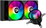 Redragon CCW-3011 aRGB Liquid CPU Cooler, 240mm Radiator, 2x 120mm Fans  Black 