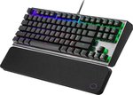 Cooler Master CK530 V2 Tenkeyless Gaming Mechanical Keyboard Blue Switch with RGB Backlighting, On-The-Fly Controls, and Aluminum Top Plate | CK-530-GKTL1