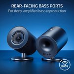 Razer Nommo V2 X Full-Range 2.0 PC Gaming Speakers, 2 x 3â€ Full-range Drivers, Custom 10-Band EQ, Bluetooth Connection, USB Type C to USB Type A, THX Spatial Audio, Black | RZ05-04760100-R3G1v