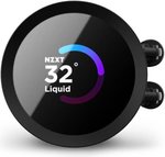 NZXT Kraken 360 RGB AIO Liquid Cooler with LCD Display & RGB Fans, 360mm Radiator, Copper Water Block, 3x 120mm F120 RGB Fans, 500-1,800 RPM Fan Speed, 21.67-78.02 CFM Airflow, Black | RL-KR360-B1