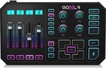  TC-Helicon Go XLR Broadcast Production Studio Mixer, 4-Channel Mixer, Studio Quality Midas Preamp, Full RGB Lighting Control, Motorized Faders, Premium Low Noise Midas Mic Preamp, Black | GOXLR