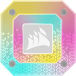 Corsair iCUE H100i Elite Capellix XT Liquid CPU Cooler, 240mm Radiator, Copper Cold Plate Material, Aluminum Radiator, 2400 RPM Fan Speed, 120mm Fan Size, White | CW-9060072-WW