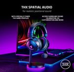 Razer Kraken V3 Pro Wireless Gaming Headset, With Haptic Technology, 50mm Drivers, THX Spatial Audio, 20 Hz-20 kHz Frequency Response, Oval Ear Cushions, Black | RZ04-03460100-R3M1