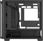 ASUS A23 Plus Computer Case, 4x Pre-Installed aRGB Fans, Up to 360mm Radiator & 7x 120mm Fan Support, 380mm Graphics Card Compatible, Front Panel USB Type-C I/O, Black | 90DC00K0-B19010