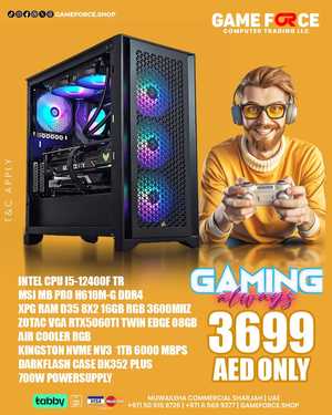 GAMING PC INTEL CORE I5-12400F