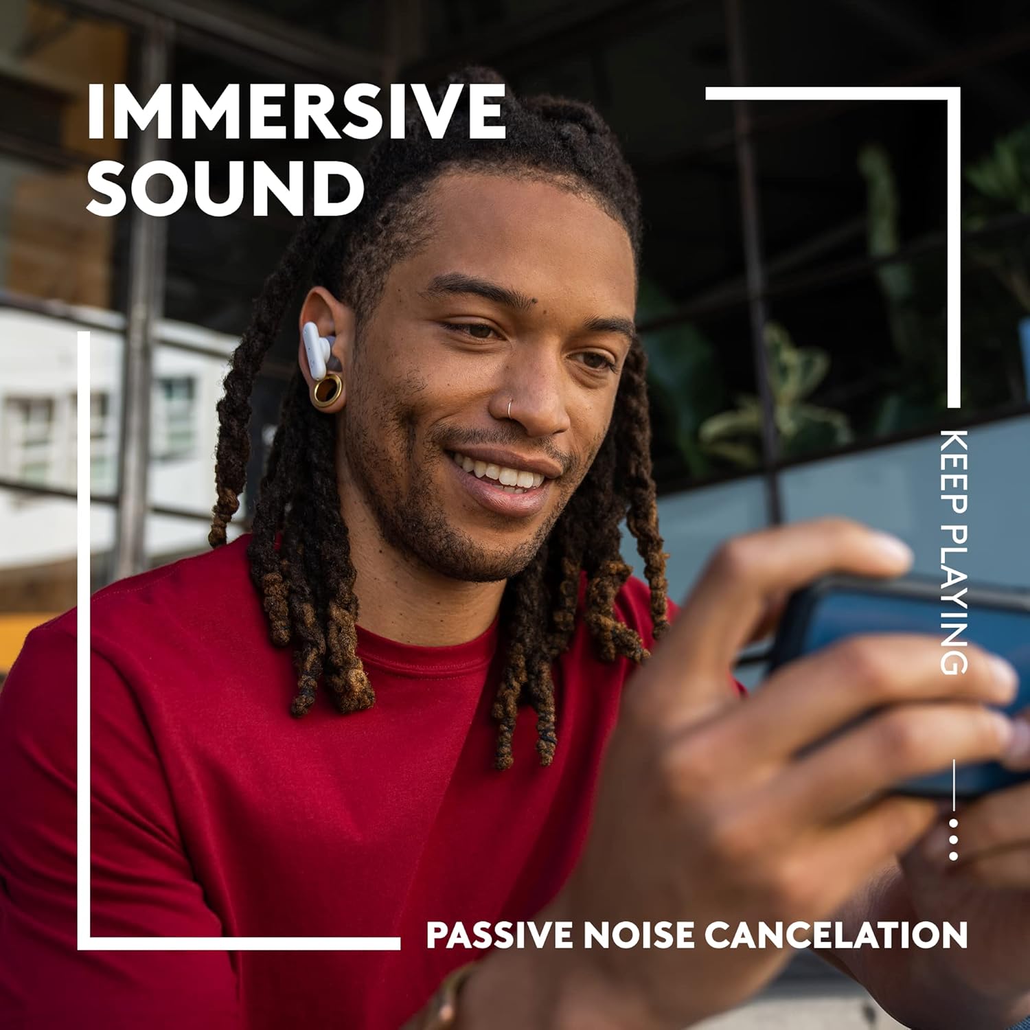  Logitech G FITS True Wireless Gaming Earbuds, Custom Moulded Fit, LIGHTSPEED + Bluetooth, Four Beamforming Microphones, PC, Mac, PS5, PS4, Mobile, Nintendo.