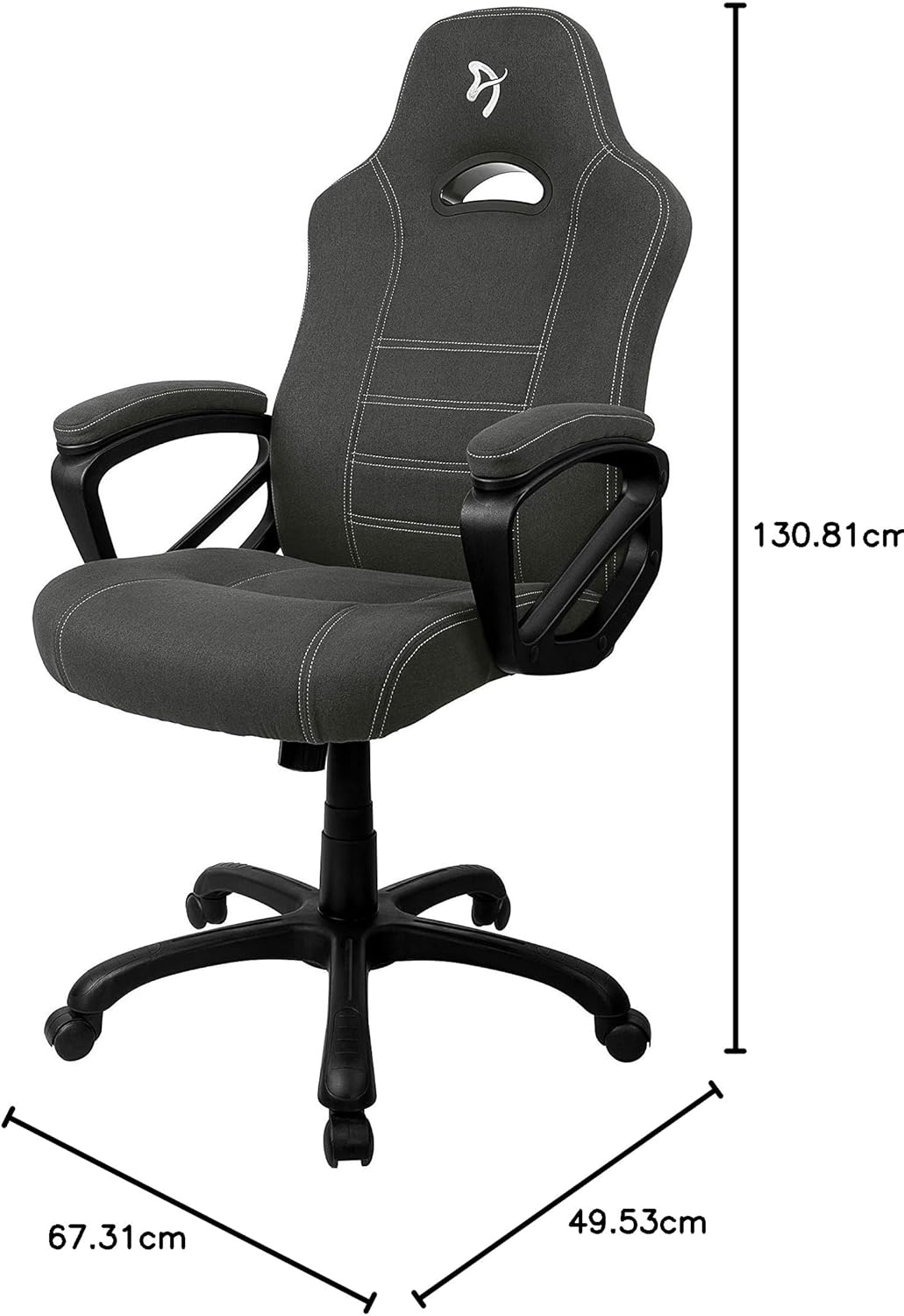  AROZZI Gaming Chair Enzo Woven Fabric Black