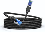  UGREEN Ethernet Cable 5M Cat 8 Gigabit Network Cable High-Speed 40Gbps 2000MHz RJ45 Internet Cable Braided Double Shielded Ethernet Cable Compatible with...