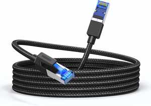  UGREEN Ethernet Cable 5M Cat 8 Gigabit Network Cable High-Speed 40Gbps 2000MHz RJ45 Internet Cable Braided Double Shielded Ethernet Cable Compatible with...