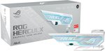  ASUS ROG Herculx Graphics Card Holder White Edition (Tool-Free Design, Included Spirit Level, Solid zinc Alloy, 72-128mm, Aura Sync)