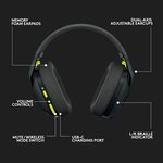 LOGITECH HEADSET G435 BLACK
