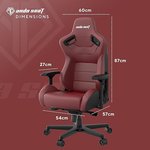 ANDASEAT CHAIR KAISER MAROON V2