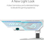  ASUS ROG Herculx Graphics Card Holder White Edition (Tool-Free Design, Included Spirit Level, Solid zinc Alloy, 72-128mm, Aura Sync)