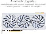 ASUS TUF Gaming GeForce RTX 4070 Ti White 12GB GDDR6X OC Edition Gaming Graphics Card White (NVIDIA GeForce RTX4070Ti DLSS 3, PCIe 4.0, 2X HDMI 2.1, 3X...