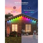Govee Permanent Outdoor Lights 30M, Smart RGBIC Outdoor Lights with 72 Scene Modes, Work with Alexa, Google Assistant, 72 LED Eaves Lights IP67 Waterproof for Party, Eaves Decoration