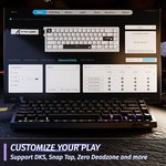  ATTACK SHARK X68 HE Rapid Trigger Mechanical Gaming Keyboard 60% Wired TKL with Adjustable Actuation,Hall Effect Magnetic Switch,8KHz Polling Rate,RGB...